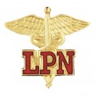 LPN Lapel Pin Licensed Practical Nurse Nursing  Medical Emblem Caduceus 1023 New