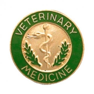 Veterinary Medicine Lapel Pin Graduation Recognition Insignia Emblem Vet 993 New