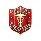 Medical Assistant Pin Medical Emblem Red Crest Graduation Recognition 818 New