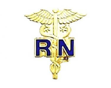 RN Caduceus Pin Registered Nurse Medical Emblem Graduation Ceremony Pins 801C