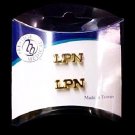 LPN Lapel Pin Tac Set of 2 Licensed Practical Nurse Medical Cap Pins New