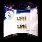 LPN Lapel Pin Tac Set of 2 Licensed Practical Nurse Medical Cap Pins New