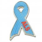 ALS Ribbon Lapel Pin Lou Gehrig's Disease Awareness Support Collar Cap Tac New