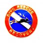 Dive Rescue Recovery Collar Pin Device Diving Team Lapel Gold Scuba Diver 67G2