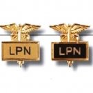 LPN Lapel Pin Licensed Practical Nurse Inlaid Framed Caduceus 2 Colors 3502 New