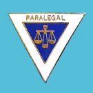 Paralegal Lapel Pin Scales of Justice Emblem Graduation Recognition 5037 New