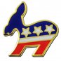 Donkey Lapel Pin Tac US Democratic Party Cap Tacks Democrat Patriotic Gov New