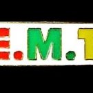 EMT Lapel Pin Cap Badge Tac Emergency Medical Technician Red Green Yellow White