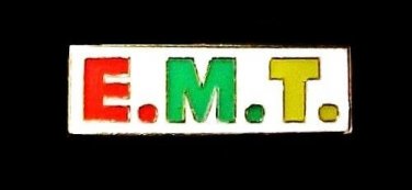 EMT Lapel Pin Cap Badge Tac Emergency Medical Technician Red Green Yellow White