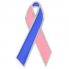 SIDS Awareness Lapel Pin Sudden Infant Death Syndrome Pink Blue Ribbon New