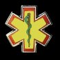 Star Of Life Lapel Pin Yellow EMT EMS Cap Badge Lanyard Tac Tacks Serpent New