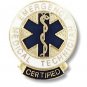 Certified EMT Lapel Pin Emergency Medical Technician Graduation Recognition New