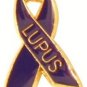 Lupus Purple Ribbon Pin Awareness Month May Lapel Cap USA Made Tac Lettering New