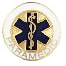 Paramedic Lapel Pin Blue Star of Life Medical Graduation Recognition Pins New