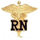 RN Caduceus Lapel Pin Registered Nurse Graduation Nursing Class Pins 1021 New