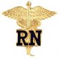 RN Caduceus Lapel Pin Registered Nurse Graduation Nursing Class Pins 1021 New