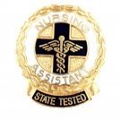 Nursing Assistant State Tested Lapel Pin Graduation Ceremony Caduceus Wreath New
