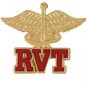 RVT Pin Registered Veterinary Technician Caduceus Graduation Recognition New
