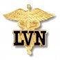 LVN Lapel Pin Licensed Vocational Nurse Caduceus Nursing Graduation Pins New