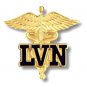 LVN Lapel Pin Licensed Vocational Nurse Caduceus Nursing Graduation Pins New