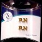 RN Nurse Lapel Pin Tac Registered Nurse Medical Set of 2 Cap Pins Graduation New