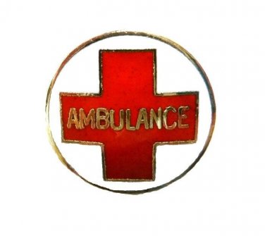 Ambulance Red Cross Lapel Pin Uniform Emblem Insignia Pins Recognition 929 New