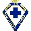 RN Registered Nurse Pin Blue Cross Lamp of Knowledge Graduation Nursing 110 New