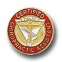 Certified Chiropractic Assistant Lapel Pin Medical Emblem Professional 5065 New