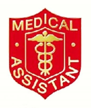Medical Assistant Professional Caduceus MA Red Shield Emblem Lapel Pin 107
