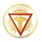 CNA Lapel Pin Certified Nurse's Aide Caduceus Gold Plated Medical Emblem New
