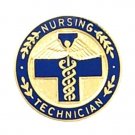 Nursing Technician Lapel Pin Blue Cross Caduceus Medical Emblem Graduation 5048