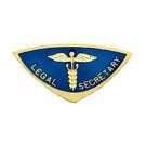 Legal Secretary Lapel Pin Professional Medical Emblem 5027 Gold Plate New