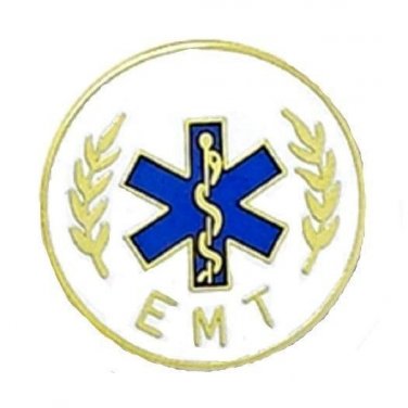 EMT Star of Life Lapel Pin Emblem Emergency Medical Technician Official New 5002