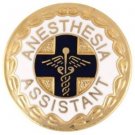 Anesthesia Assistant Pin Blue Cross Caduceus Medical Emblem Graduation Pins New