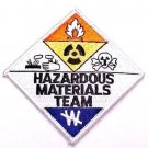 HAZ MAT Patch Hazardous Materials Team Embroidered Shoulder Chest Patches New