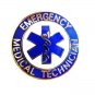 EMT Collar Pin Device Emergency Medical Technician Blue Gold Star of Life 58G2