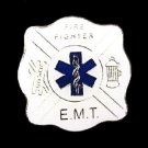 EMT Fire Fighter Lapel Pin Blue Star of Life Cap Tac Ladder Hydrant Fund Raising