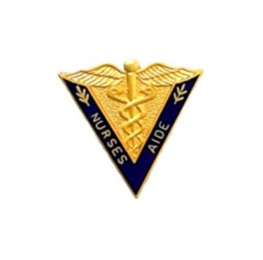 Nurses Aide Lapel Pin Nurse's Medical V Gold Caduceus Graduation Pins 5009 New