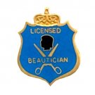 Licensed Beautician Pin Scissors Head Crown Graduation Pins Recognition 926 New