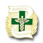 Surgical Technologist Lapel Pin Green Cross Wreath Professional Emblem 976 New