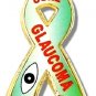 Cure Glaucoma Lapel Pin Awareness Ribbon Eye Eye Care Health Promote Support New