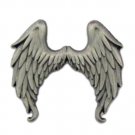 Angel Wings Lapel Pin Tac Antiqued Nickel 3-D Inspirational Awareness Pins New
