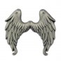 Angel Wings Lapel Pin Tac Antiqued Nickel 3-D Inspirational Awareness Pins New