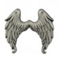 Angel Wings Lapel Pin Tac Antiqued Nickel 3-D Inspirational Awareness Pins New