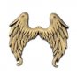 Angel Wings Lapel Pin Tac Antiqued Gold 3-D Inspirational Awareness Pins New