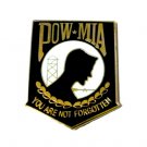 POW MIA Lapel Pin Cap Tac You Are Never Forgotten Military Missing Troops New