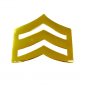 SGT Chevron 3/4" Collar Pin Gold Rank Insignia Sergeant Police Military P304 New
