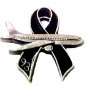 Flight 93 Black Ribbon Pin Jet Plane Memory Remembrance 9-11-01 Lapel Collar Tac