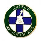 Certified Medication Aide Lapel Pin Mortar Pestle RX Medical Emblem 5022 New