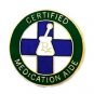 Certified Medication Aide Lapel Pin Mortar Pestle RX Medical Emblem 5022 New